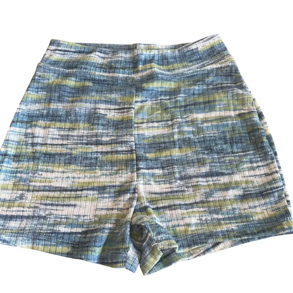 Colsie Women's Blue Space Dye Tank and Shorts Pajama Set - Size XS - NWT